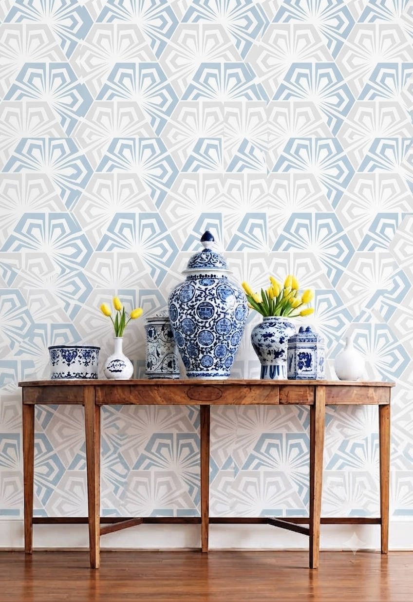 Classic Decorative Pattern Premium Wall Wallpaper.