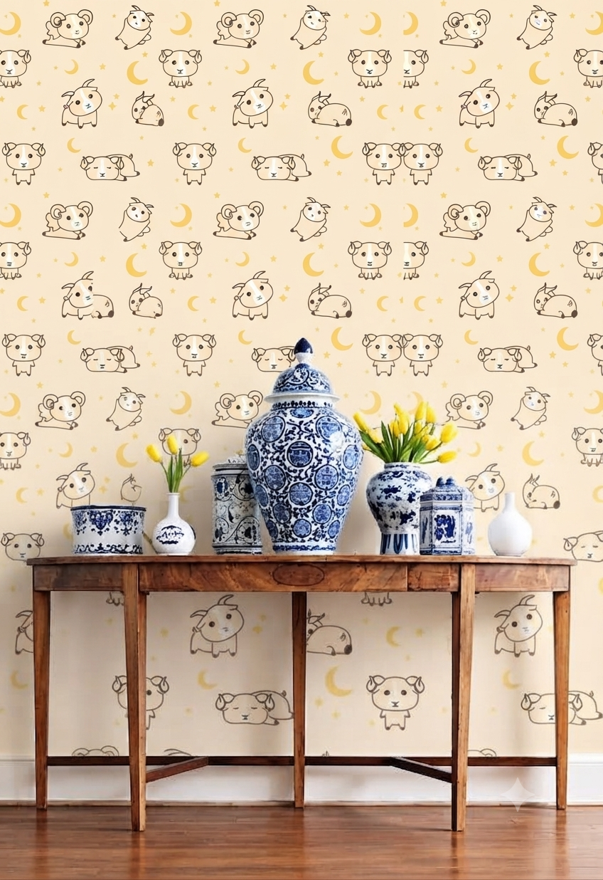 Classic Decorative Pattern Premium Wall Wallpaper.