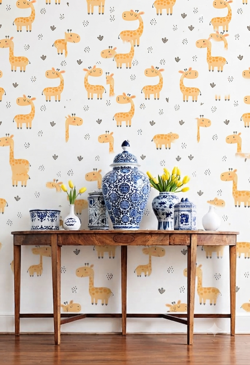Classic Decorative Pattern Premium Wall Wallpaper.