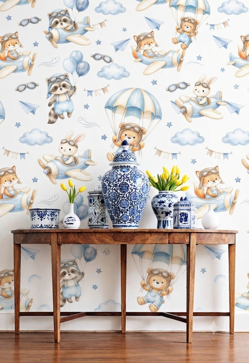 Classic Decorative Pattern Premium Wall Wallpaper.