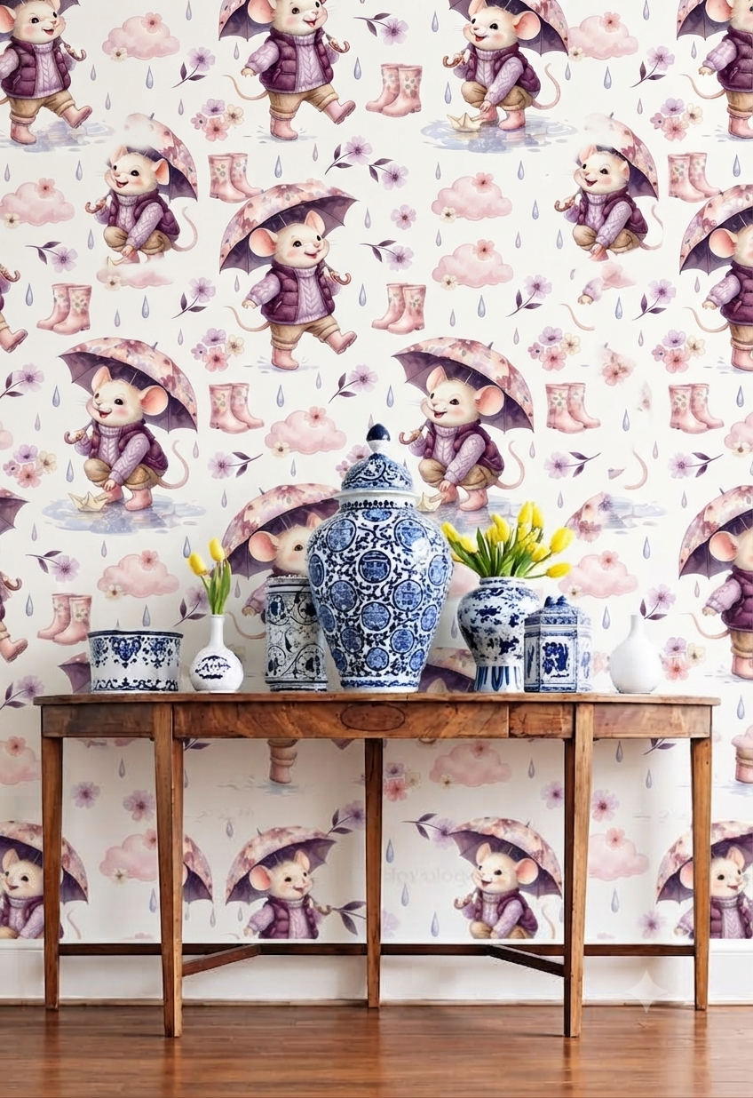 Classic Decorative Pattern Premium Wall Wallpaper.