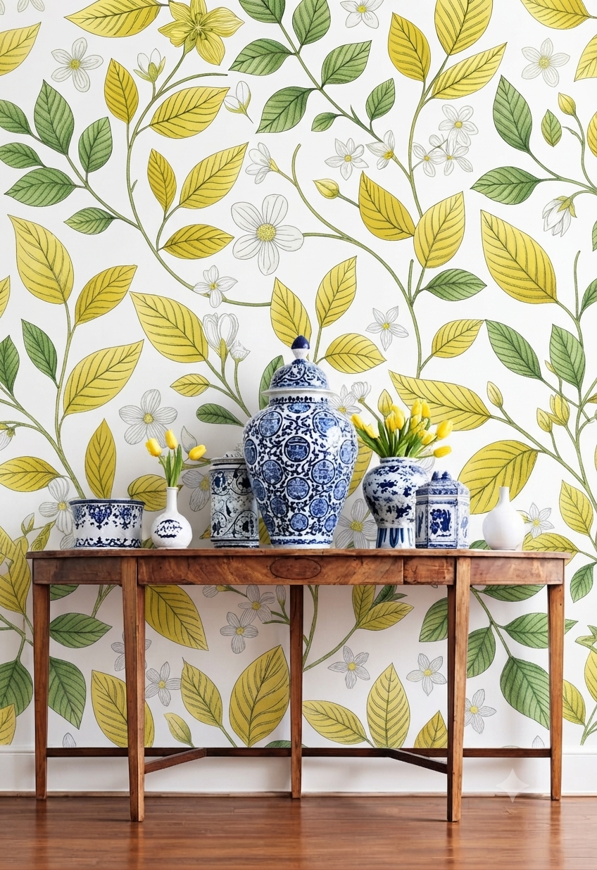 Classic Decorative Pattern Premium Wall Wallpaper