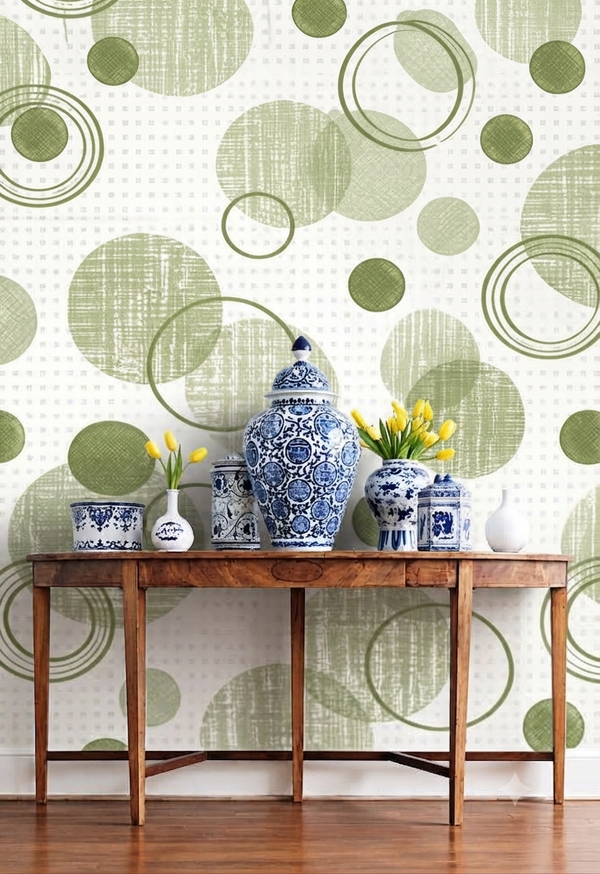 Classic Decorative Pattern Premium Wall Wallpaper.