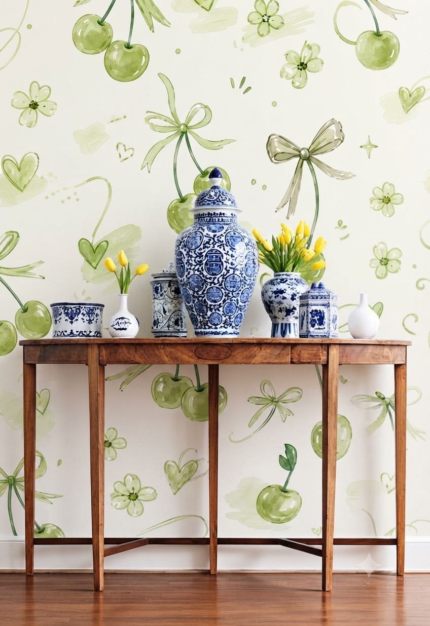 Classic Decorative Pattern Premium Wall Wallpaper.