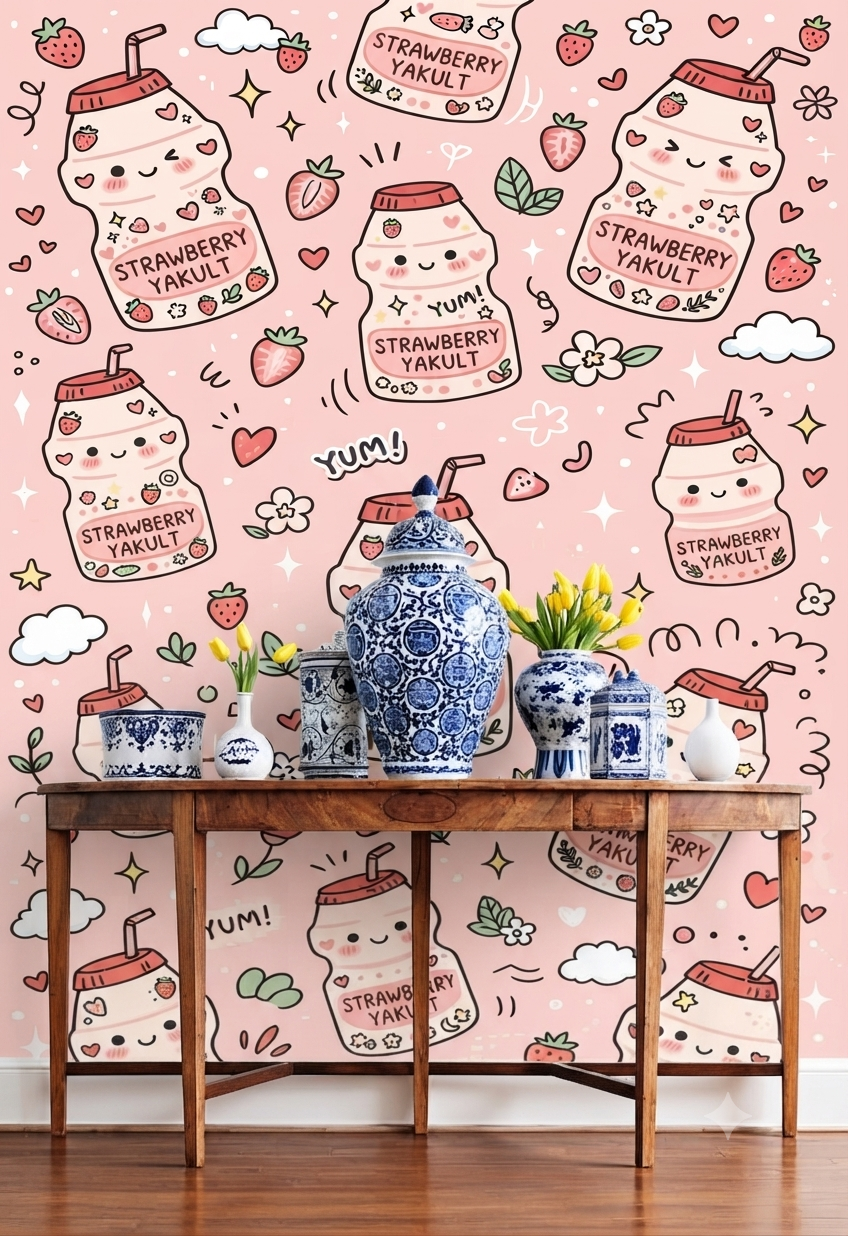 Classic Decorative Pattern Premium Wall Wallpaper.