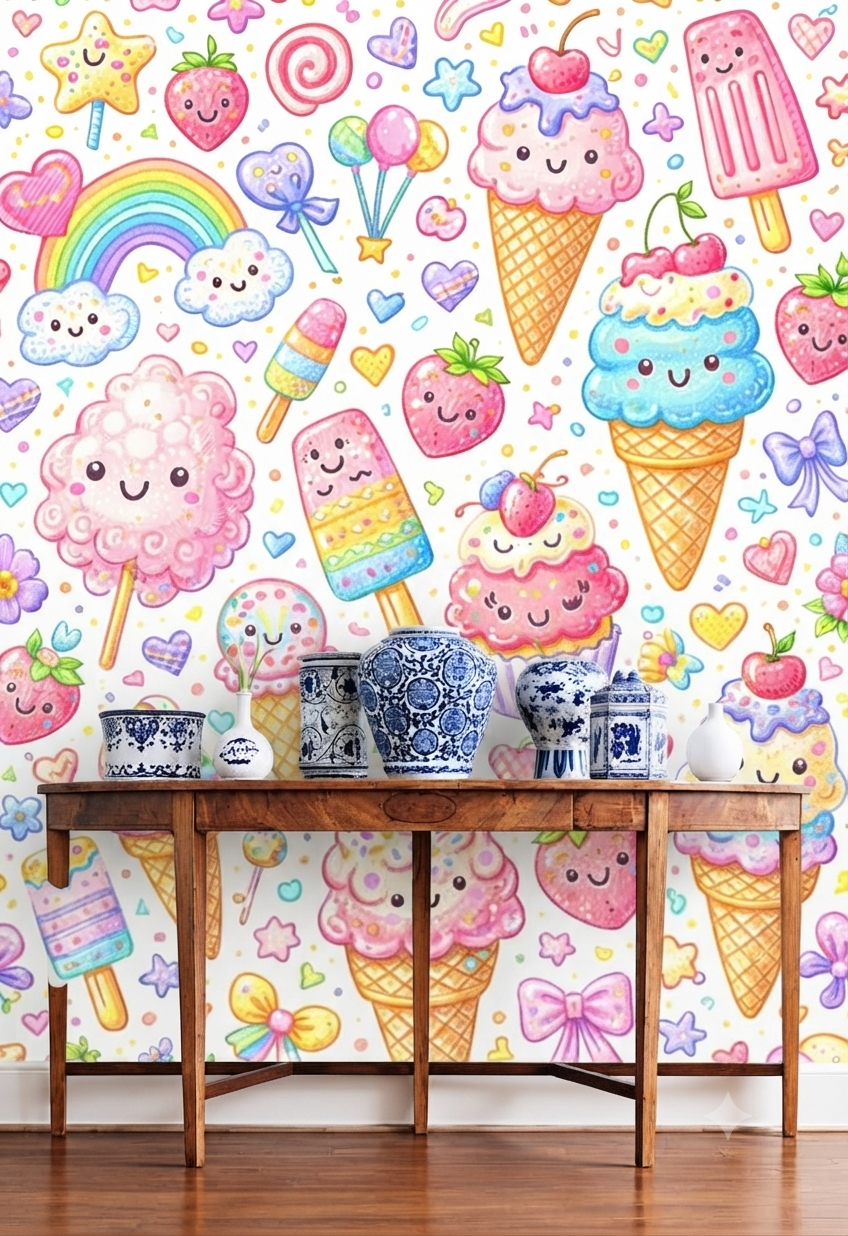 Classic Decorative Pattern Premium Wall Wallpaper.