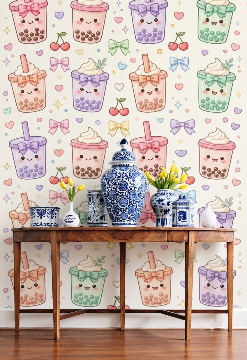 Classic Decorative Pattern Premium Wall Wallpaper.