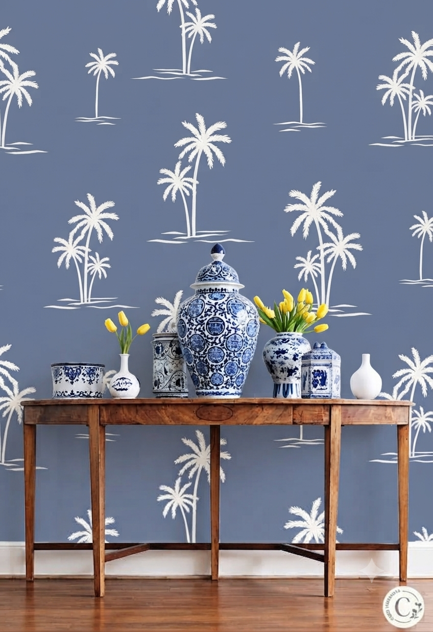 Classic Decorative Pattern Premium Wall Wallpaper.