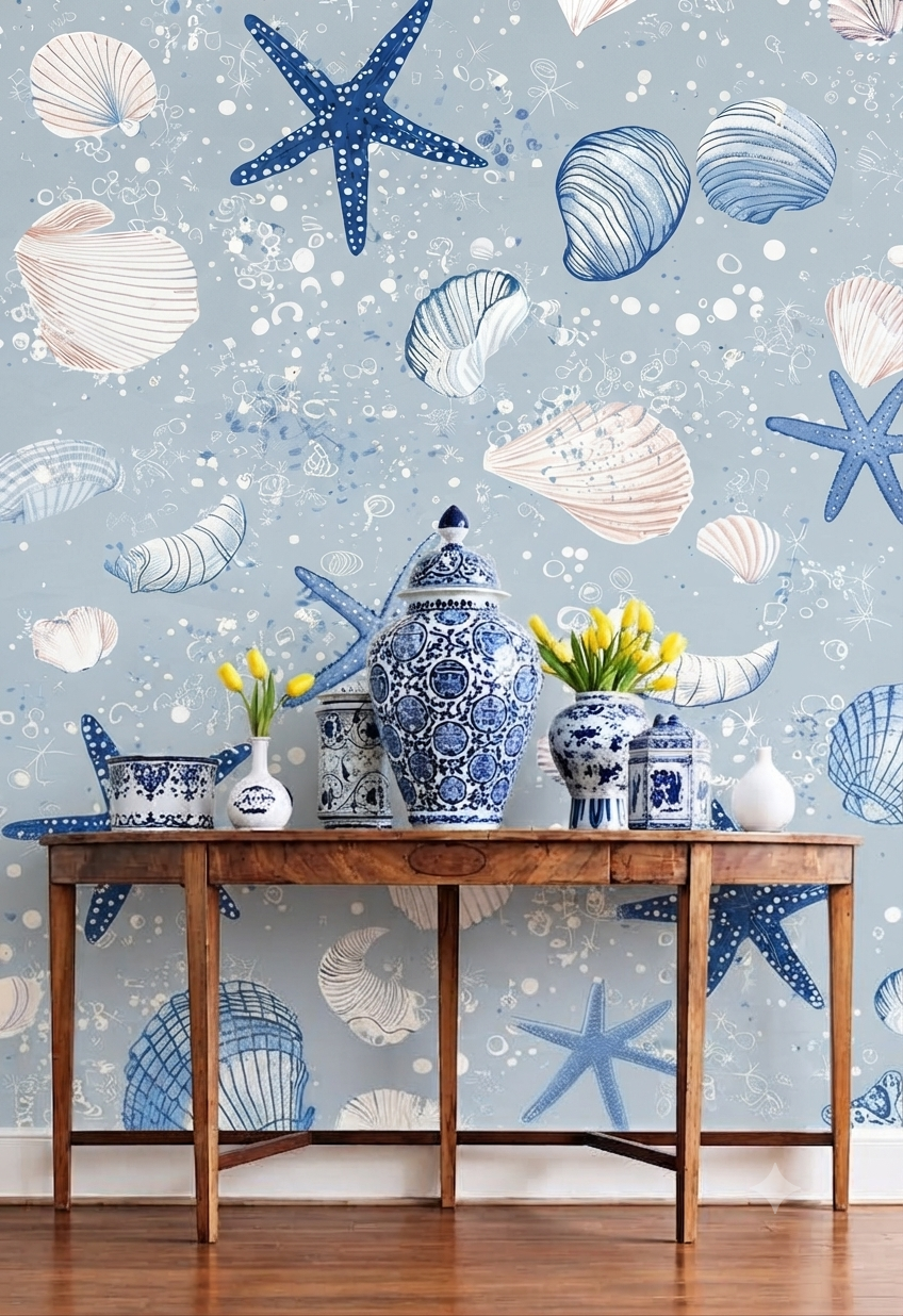 Classic Decorative Pattern Premium Wall Wallpaper.
