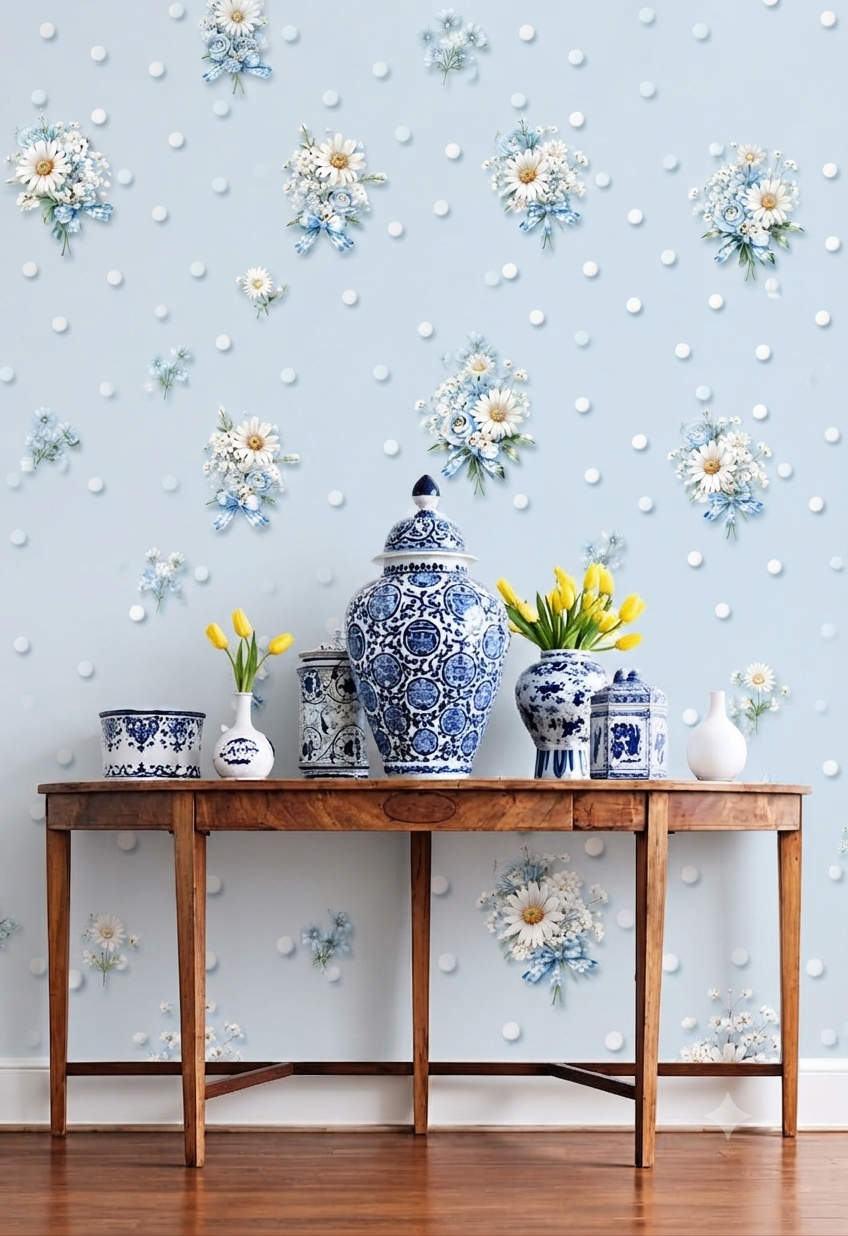 Classic Decorative Pattern Premium Wall Wallpaper.