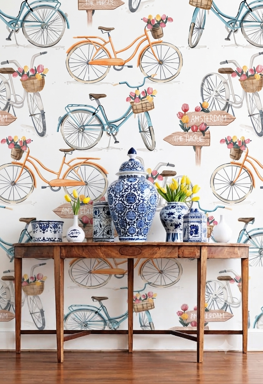 Classic Decorative Pattern Premium Wall Wallpaper.