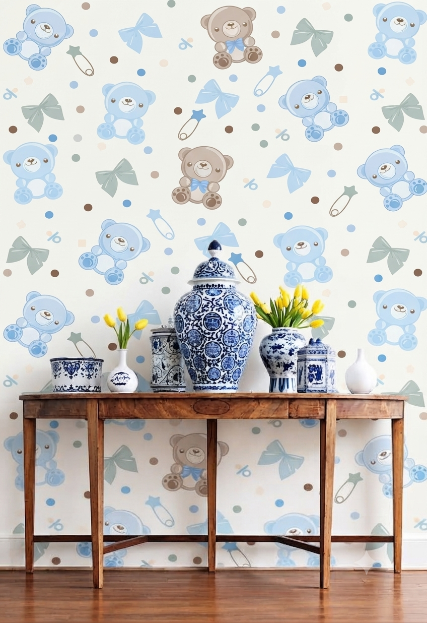 Classic Decorative Pattern Premium Wall Wallpaper.