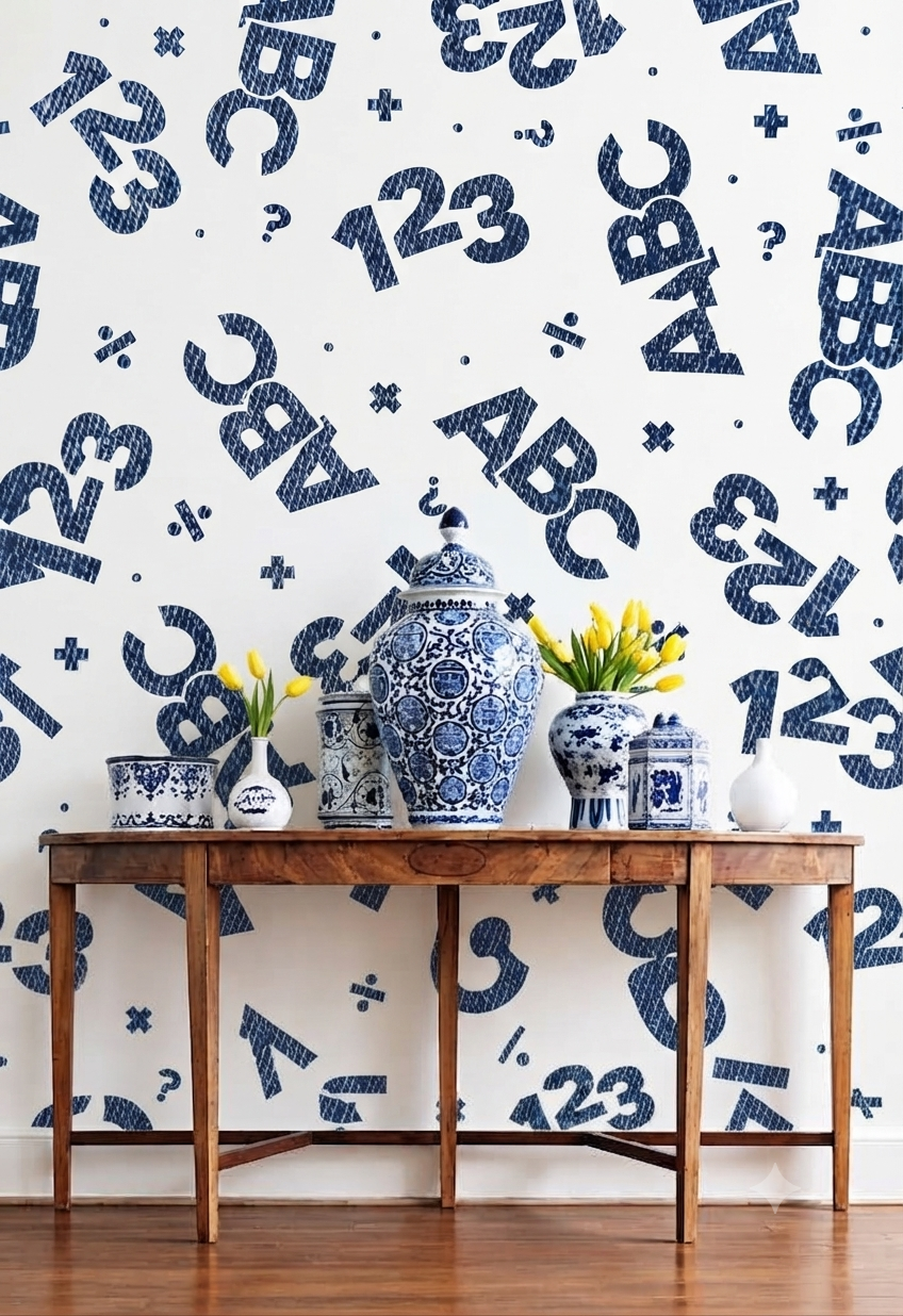 Classic Decorative Pattern Premium Wall Wallpaper.