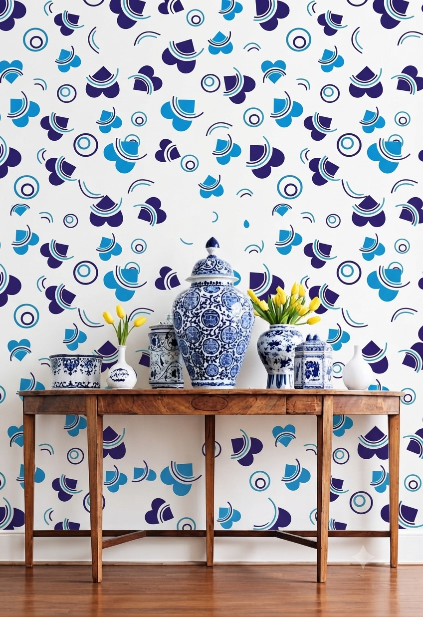 Classic Decorative Pattern Premium Wall Wallpaper.