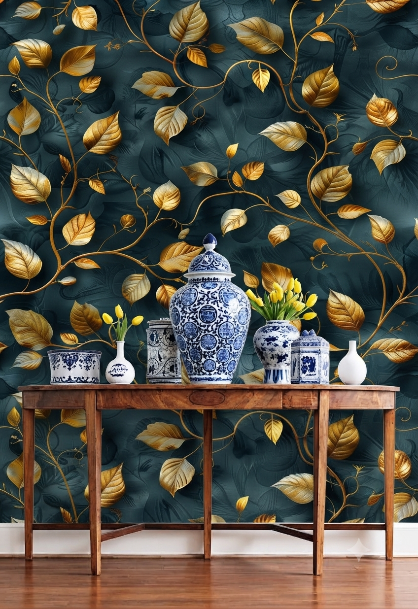 Classic Decorative Pattern Premium Wall Wallpaper