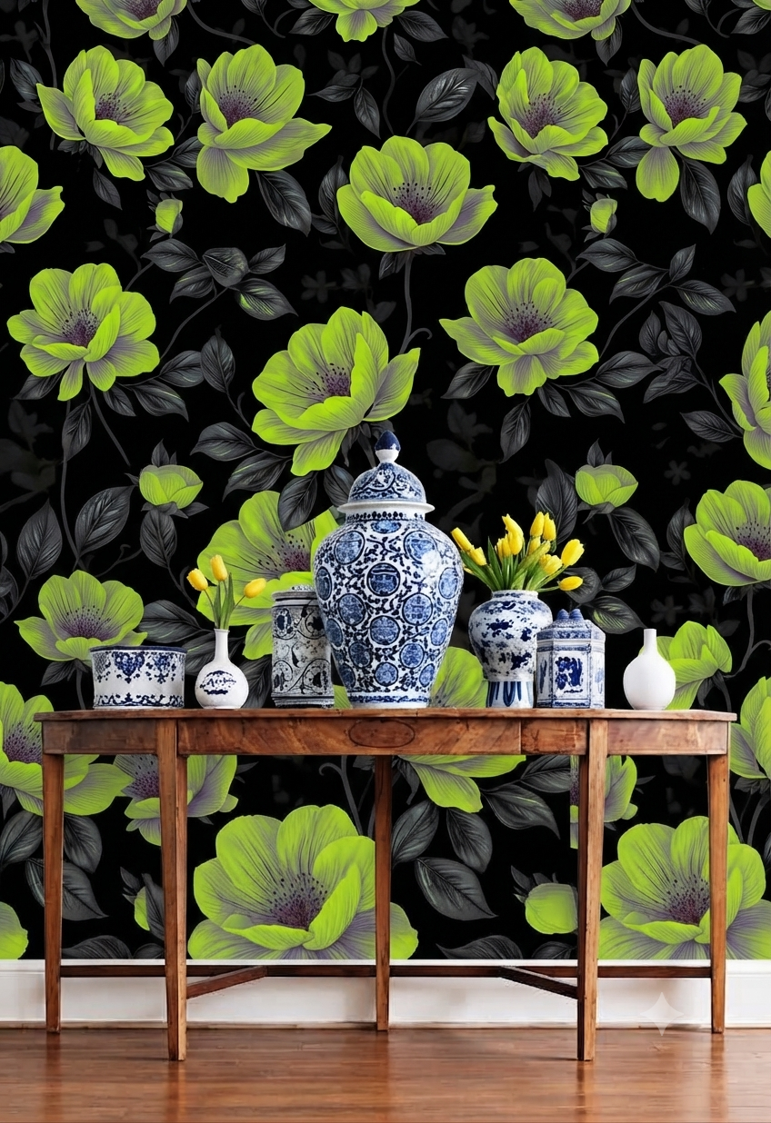 Classic Decorative Pattern Premium Wall Wallpaper.