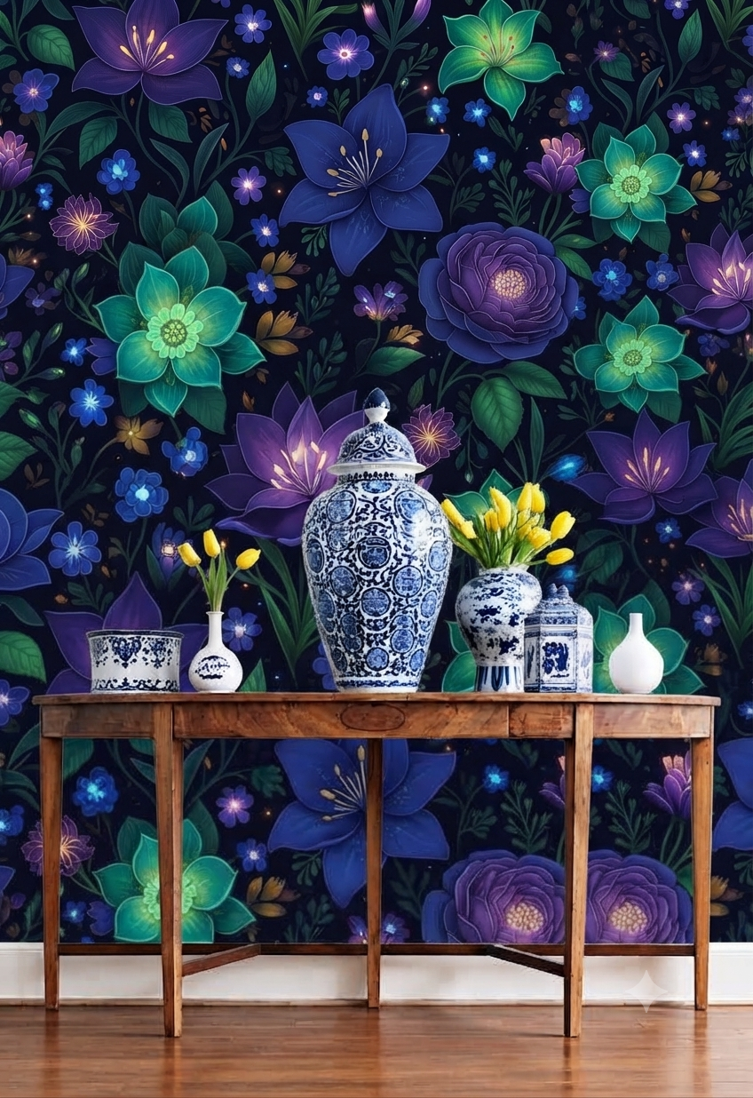 Classic Decorative Pattern Premium Wall Wallpaper.