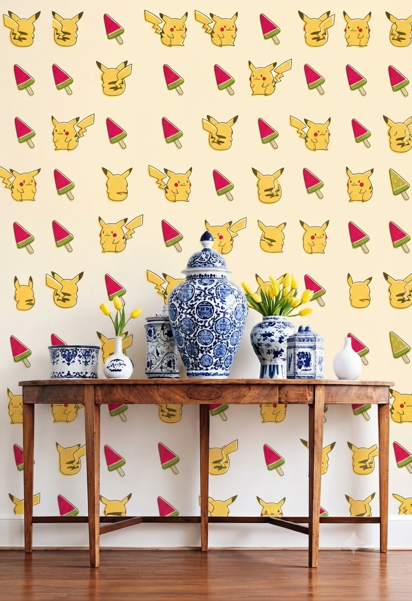 Classic Decorative Pattern Premium Wall Wallpaper.
