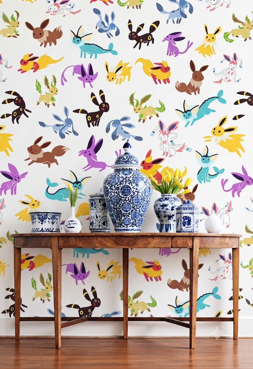 Classic Decorative Pattern Premium Wall Wallpaper.