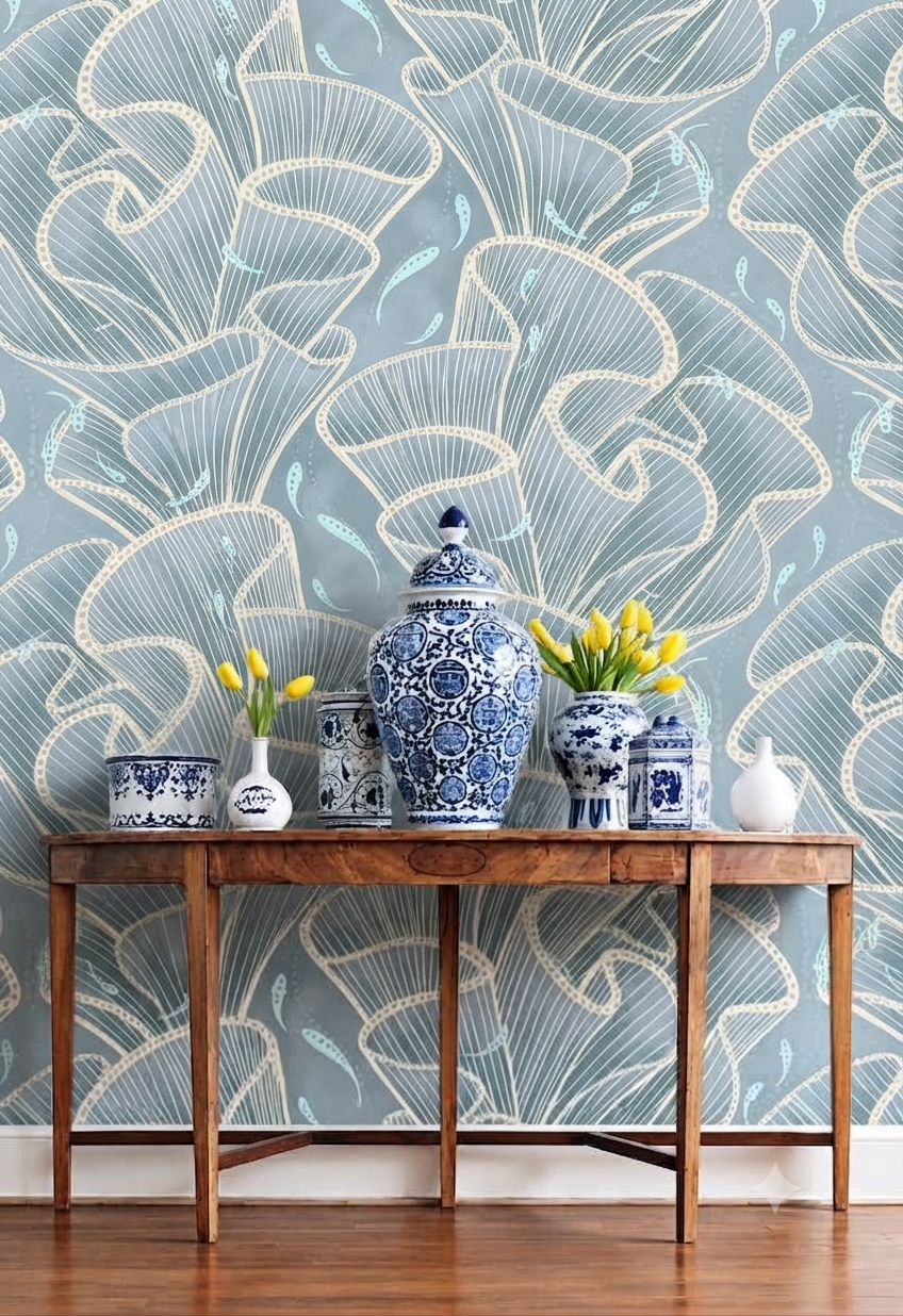 Classic Decorative Pattern Premium Wall Wallpaper.