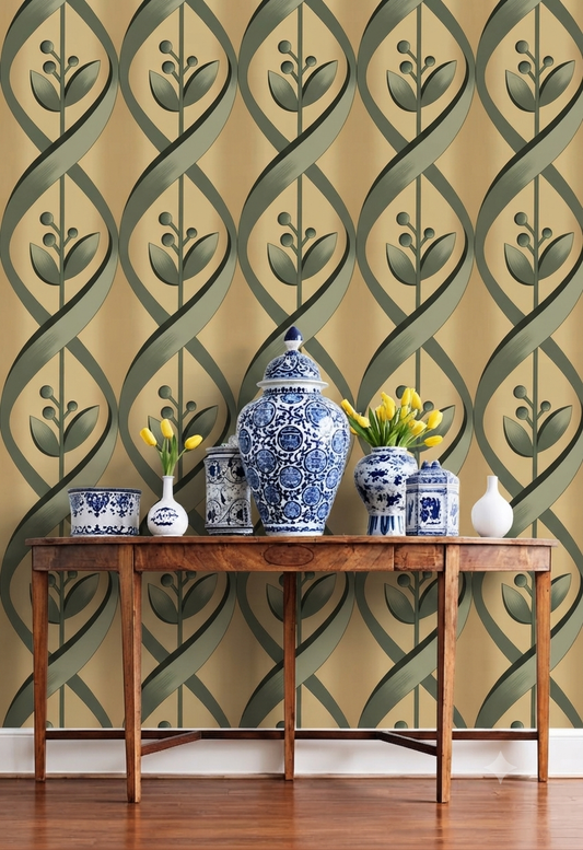 Classic Decorative Pattern Premium Wall Wallpaper.