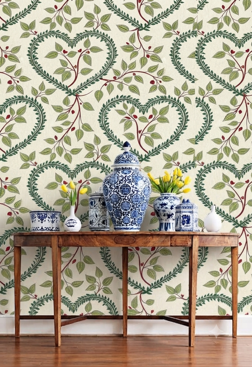 Classic Decorative Pattern Premium Wall Wallpaper.