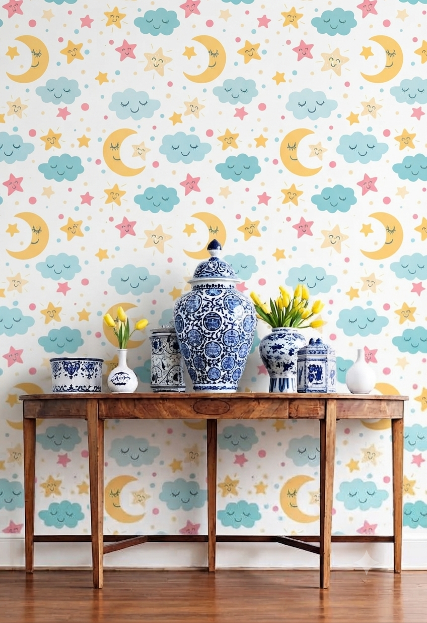 Classic Decorative Pattern Premium Wall Wallpaper.