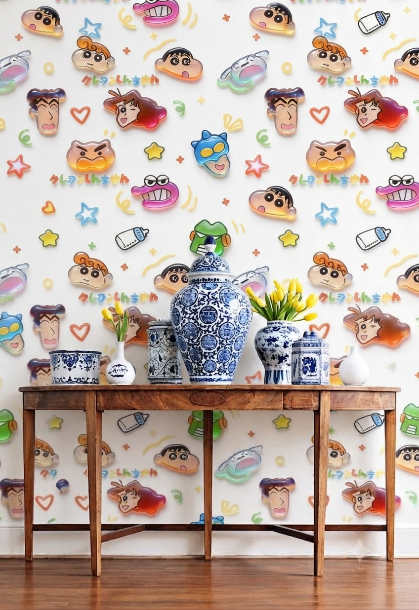 Classic Decorative Pattern Premium Wall Wallpaper.