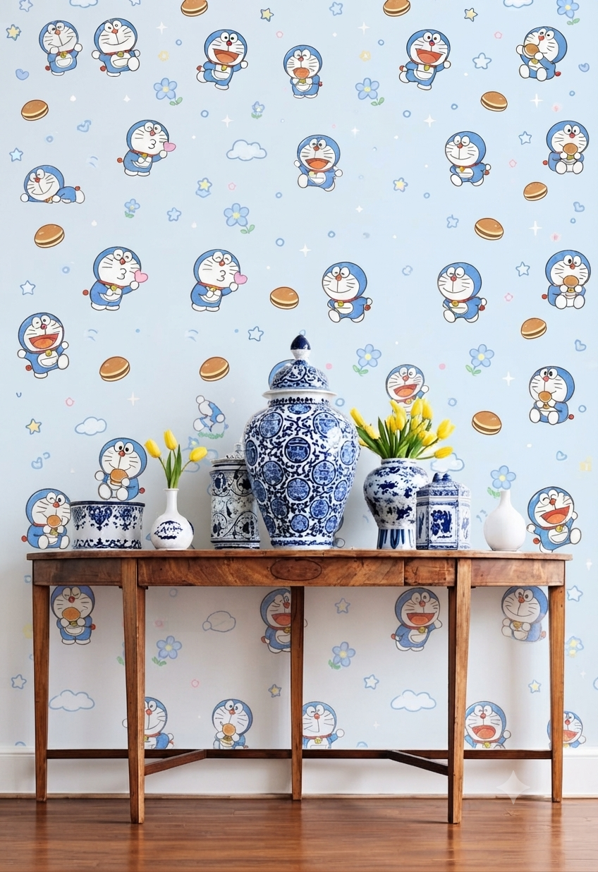 Classic Decorative Pattern Premium Wall Wallpaper.