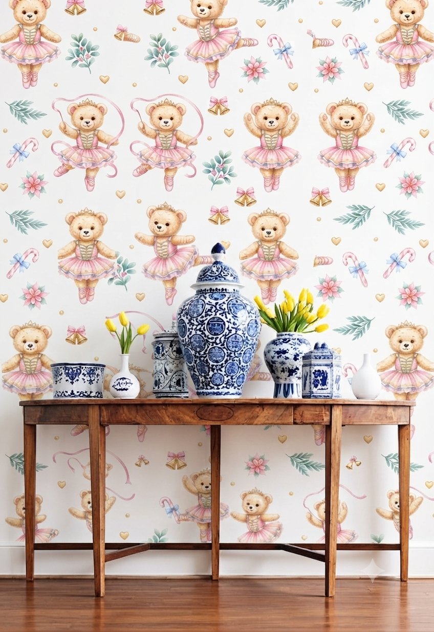 Classic Decorative Pattern Premium Wall Wallpaper.