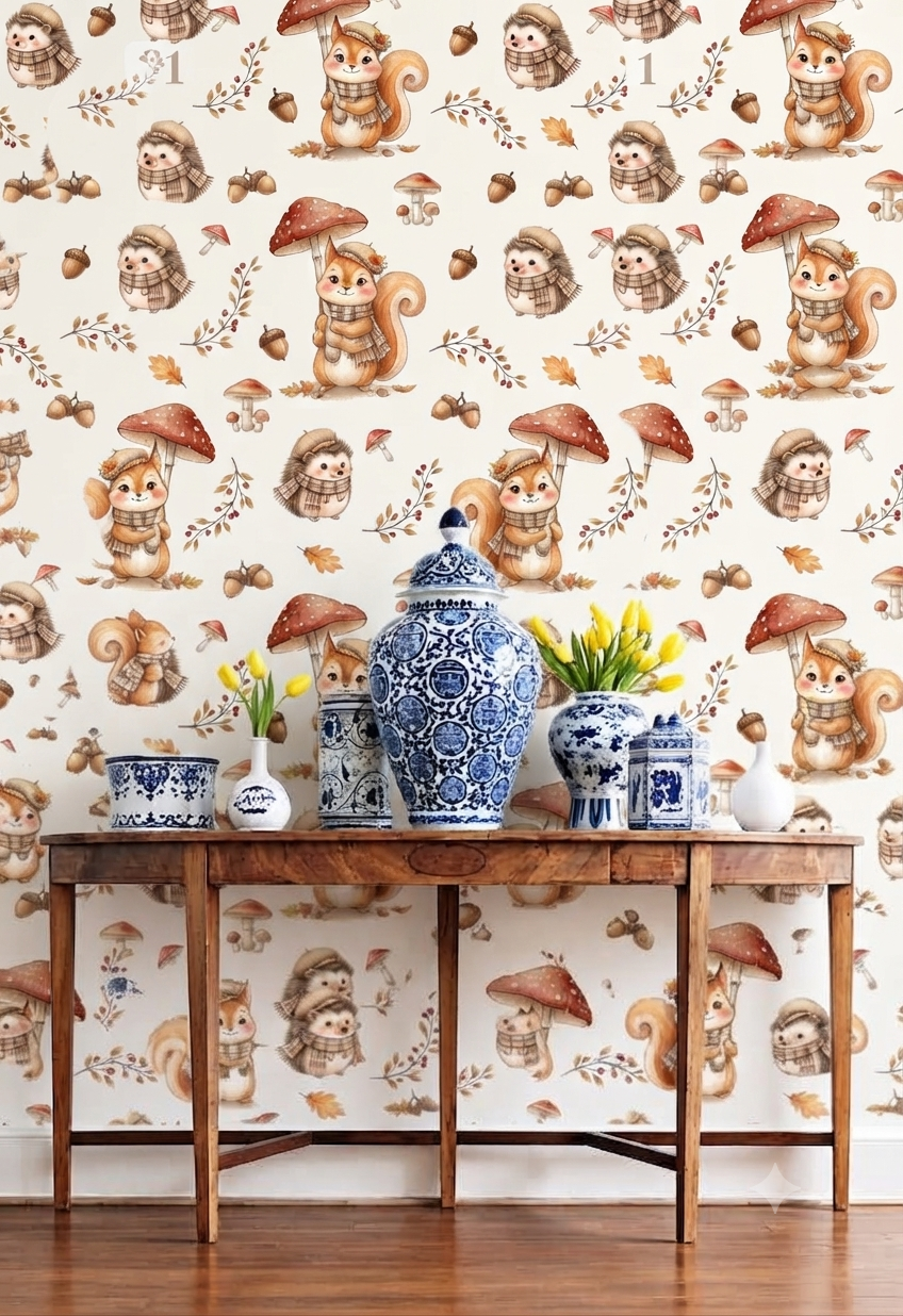 Classic Decorative Pattern Premium Wall Wallpaper.