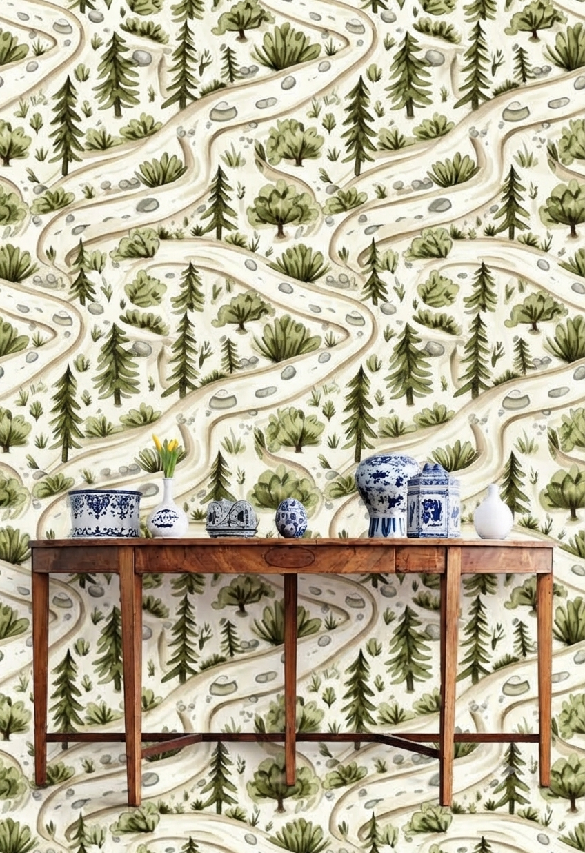 Classic Decorative Pattern Premium Wall Wallpaper