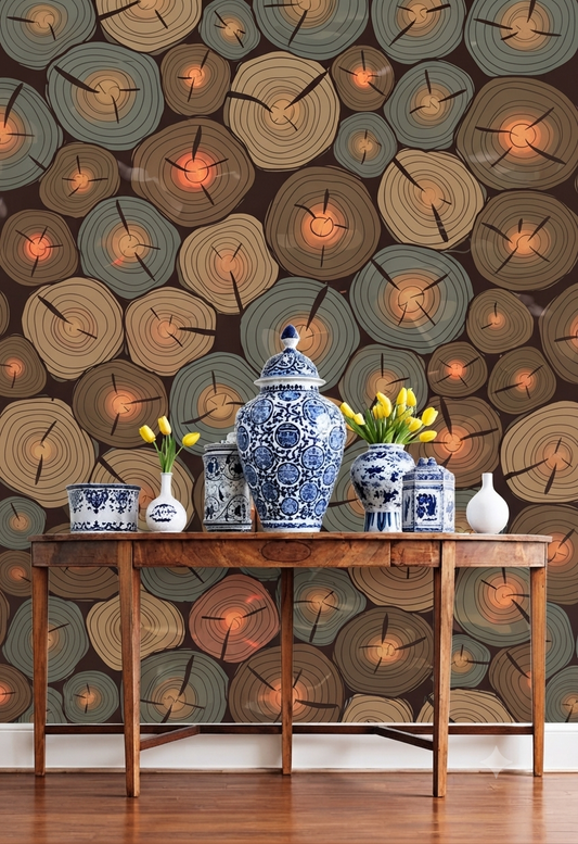 Classic Decorative Pattern Premium Wall Wallpaper.