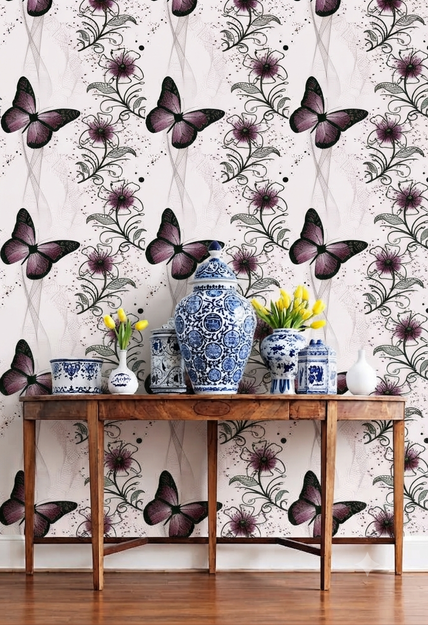 Classic Decorative Pattern Premium Wall Wallpaper.