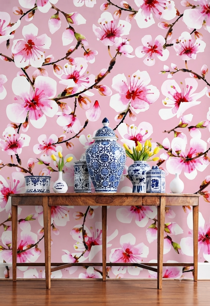 Classic Decorative Pattern Premium Wall Wallpaper.