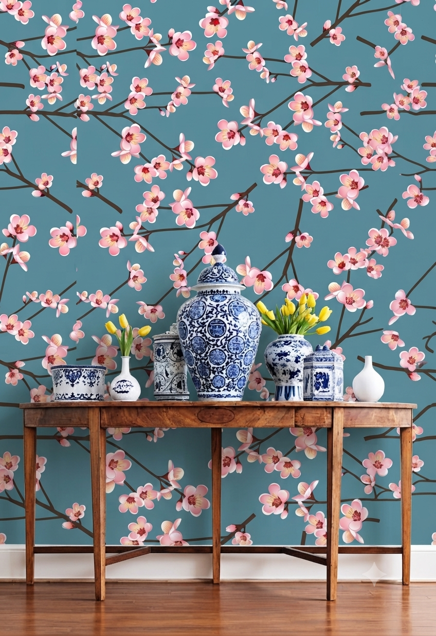 Classic Decorative Pattern Premium Wall Wallpaper.