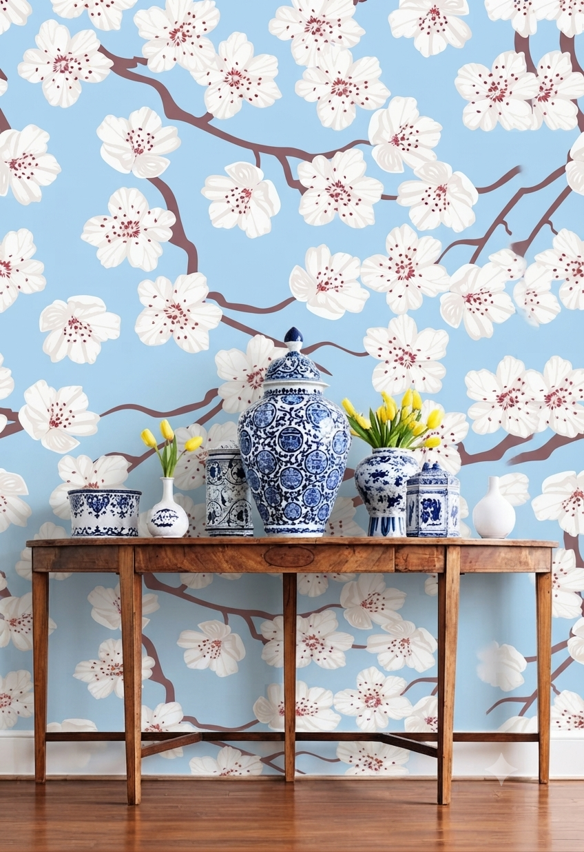 Classic Decorative Pattern Premium Wall Wallpaper.