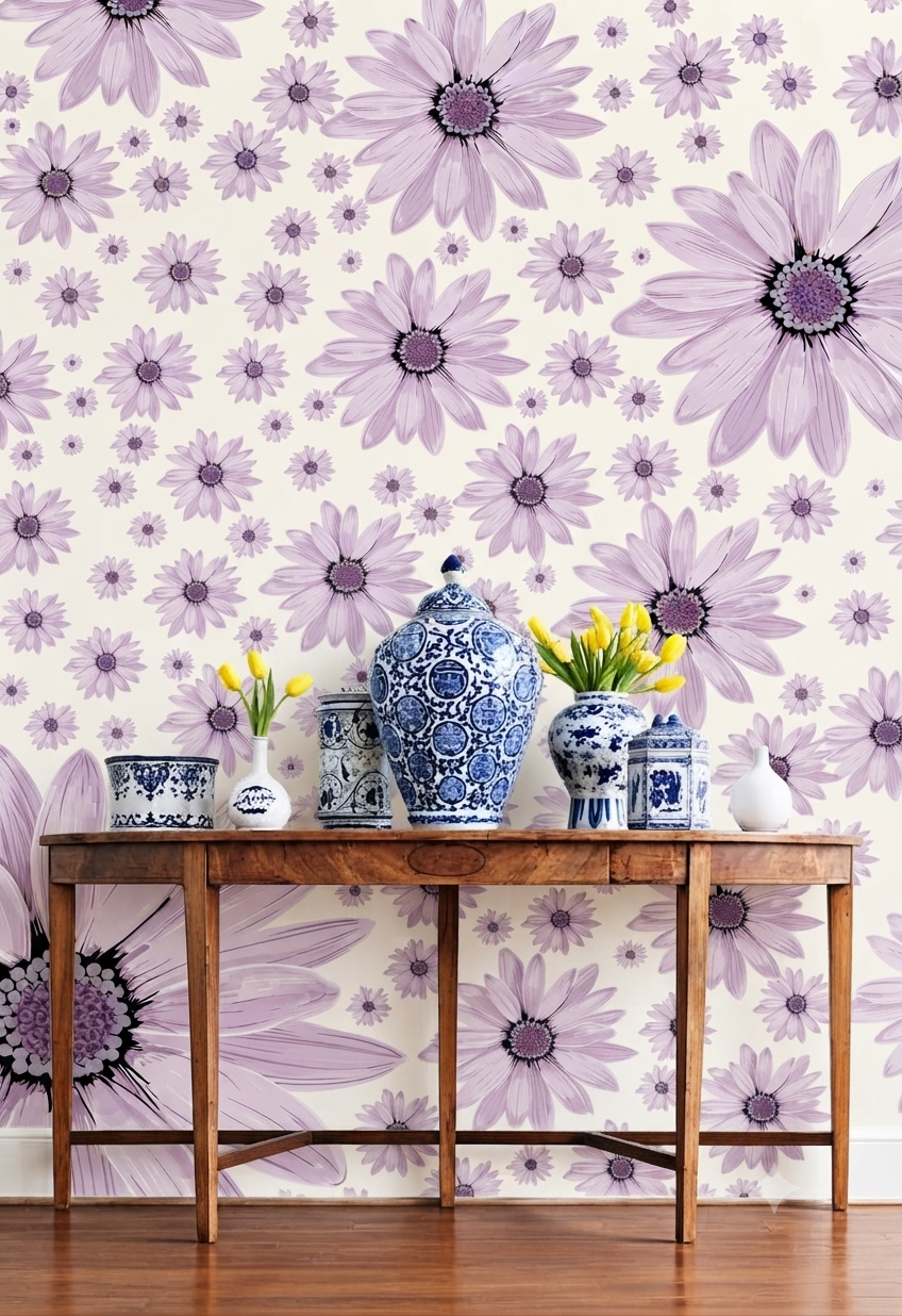 Classic Decorative Pattern Premium Wall Wallpaper.
