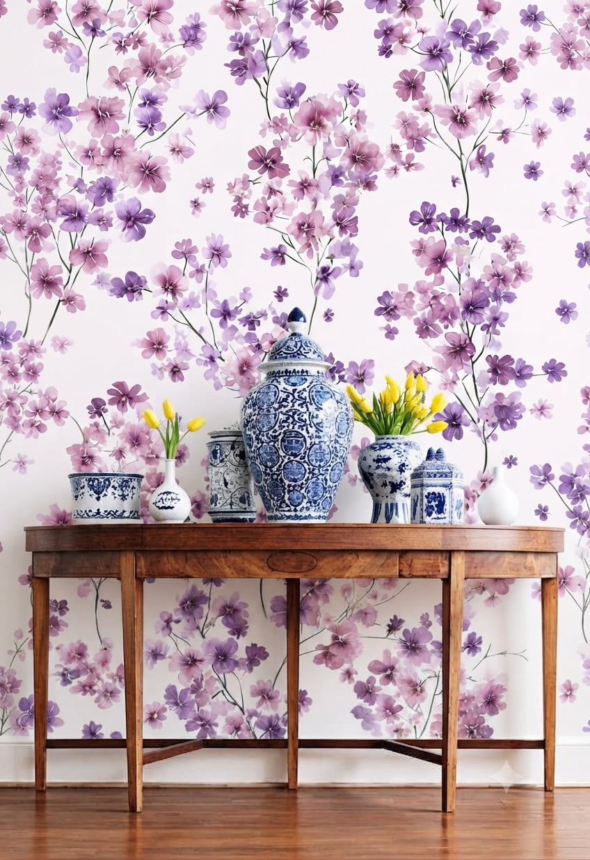 Classic Decorative Pattern Premium Wall Wallpaper.