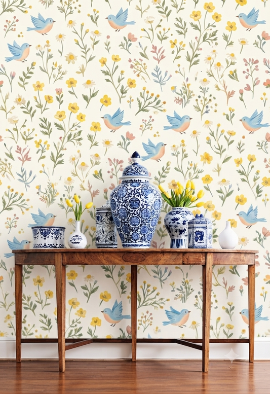 Classic Decorative Pattern Premium Wall Wallpaper.