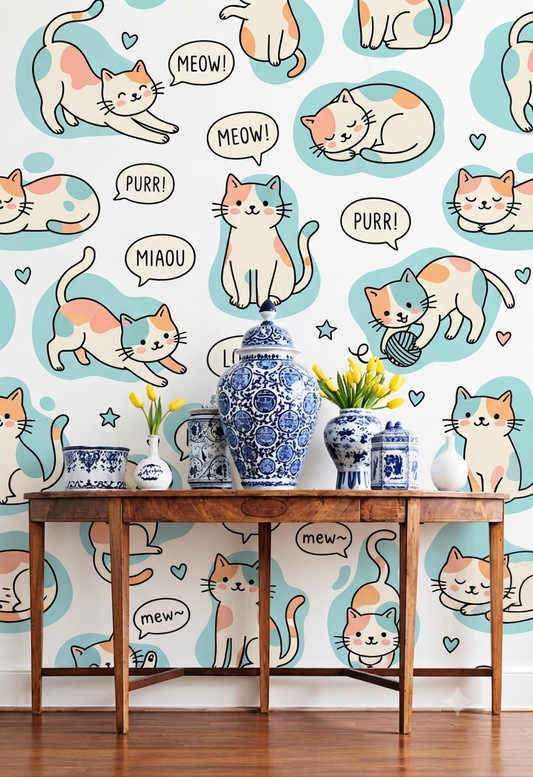 Classic Decorative Pattern Premium Wall Wallpaper.