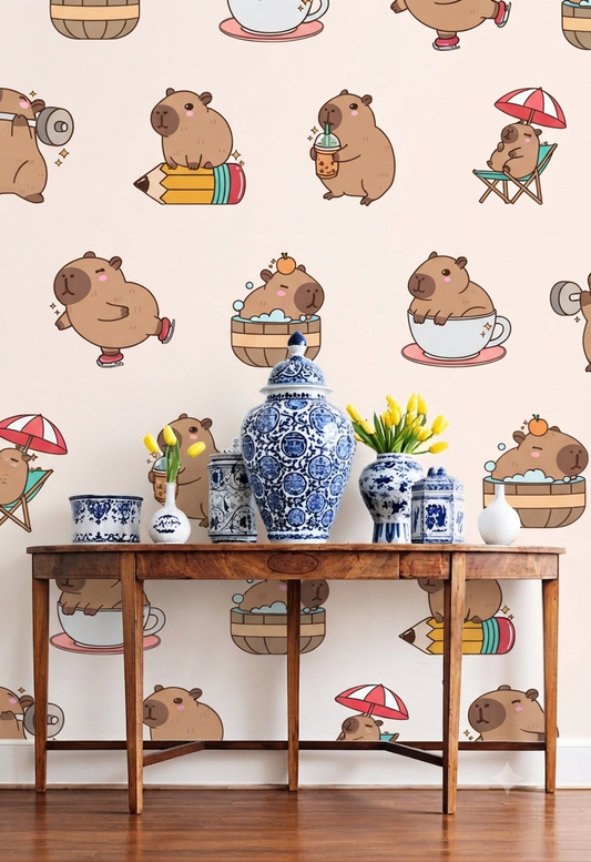 Classic Decorative Pattern Premium Wall Wallpaper.