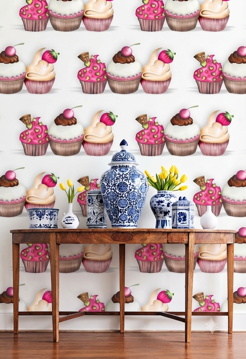 Classic Decorative Pattern Premium Wall Wallpaper.