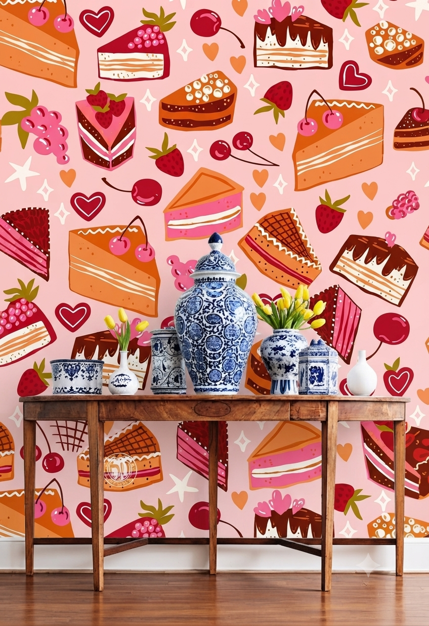 Classic Decorative Pattern Premium Wall Wallpaper.