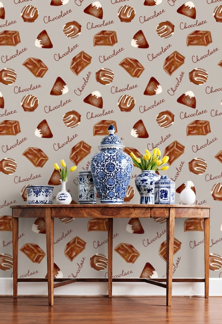 Classic Decorative Pattern Premium Wall Wallpaper.
