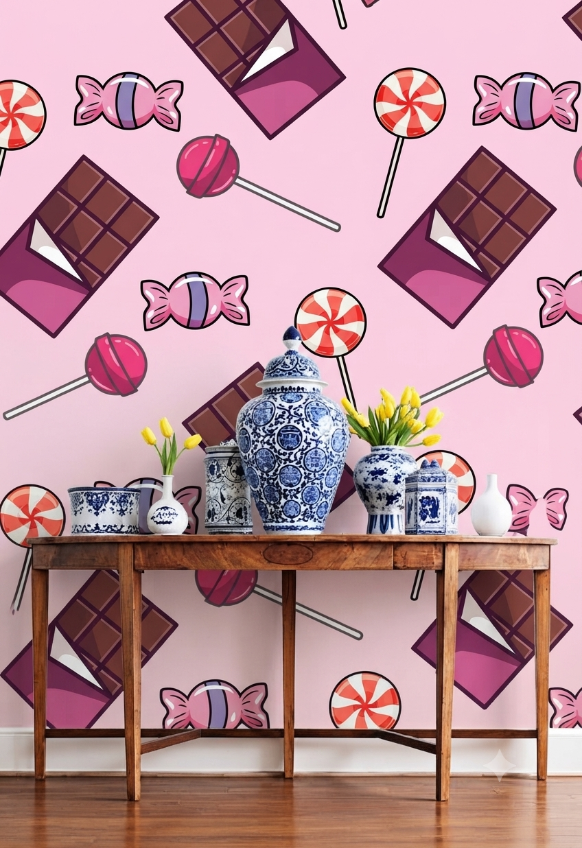 Classic Decorative Pattern Premium Wall Wallpaper.