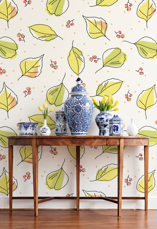 Classic Decorative Pattern Premium Wall Wallpaper.