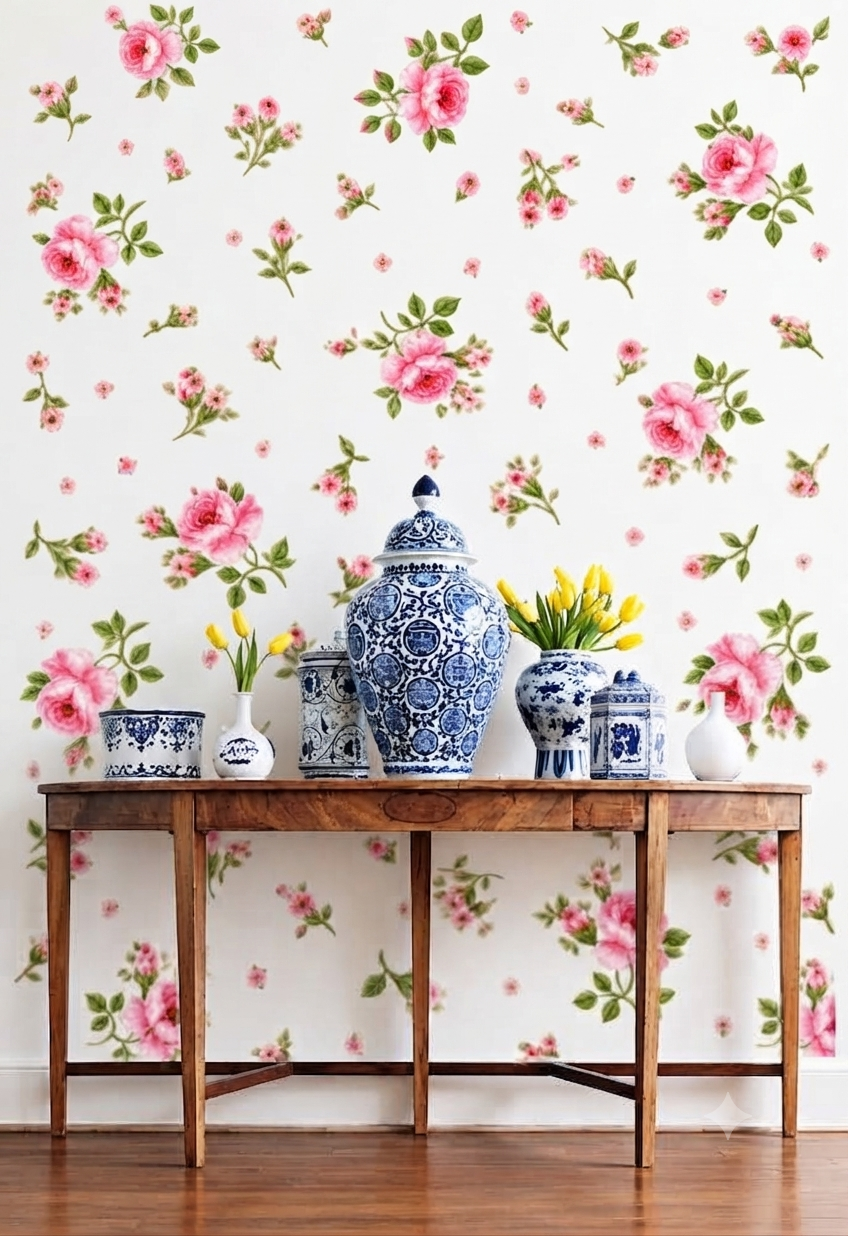 Classic Decorative Pattern Premium Wall Wallpaper.