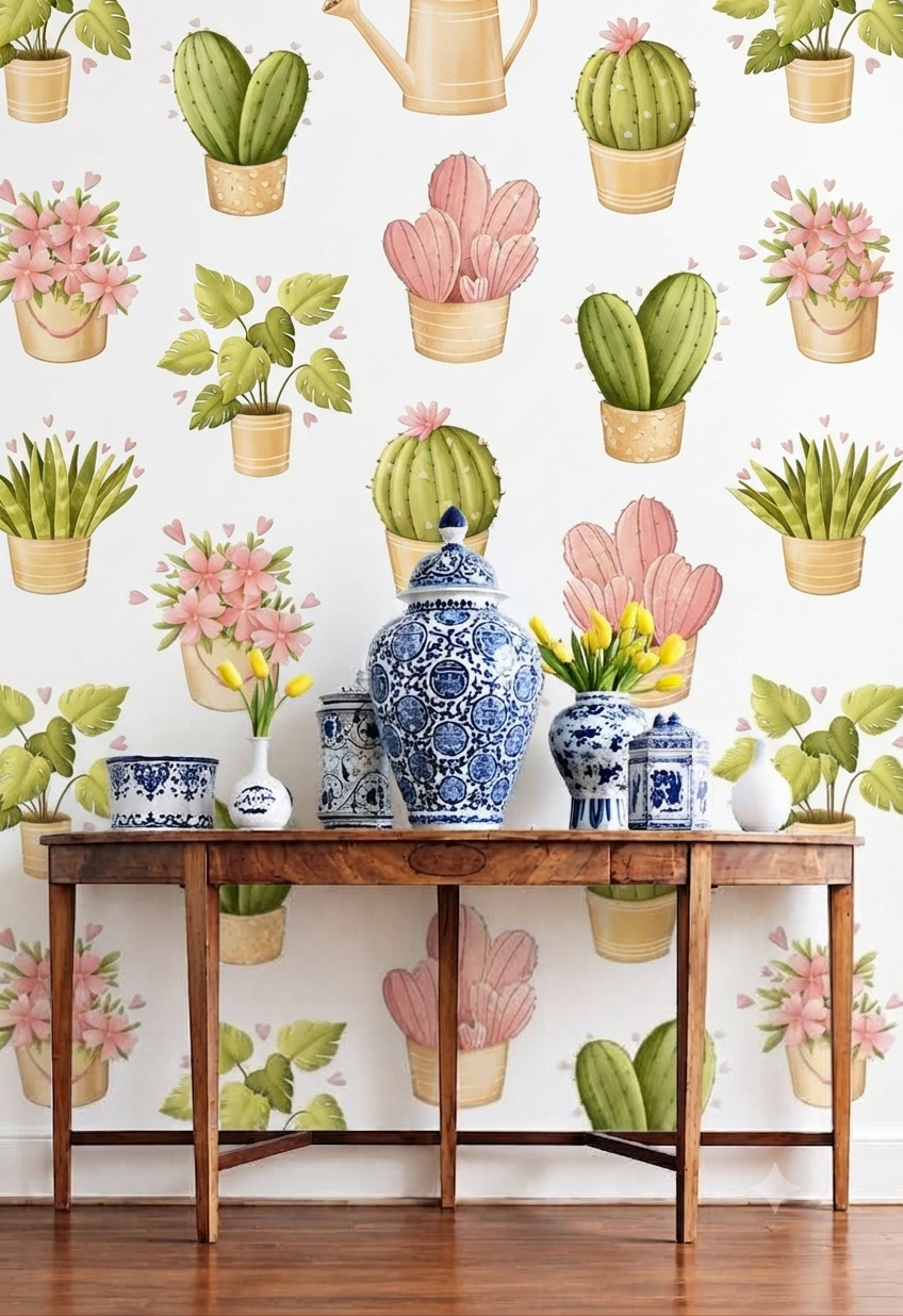 Classic Decorative Pattern Premium Wall Wallpaper.