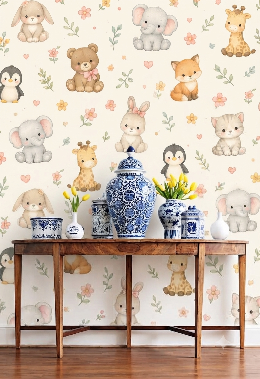 Classic Decorative Pattern Premium Wall Wallpaper.